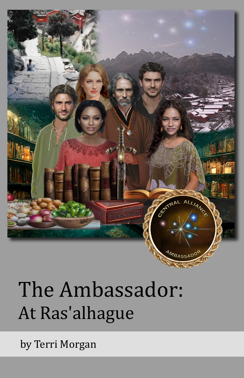 The Ambassador: At Ras'alhague. An adventurous young woman joins an elite training program on a primitive world. To succeed, she must learn to trust herself and her four new friends.